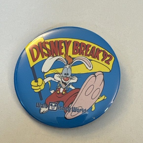 Vintage Disney Break Walt Disney World Roger Rabbit 1992 92 D16 - Picture 1 of 2